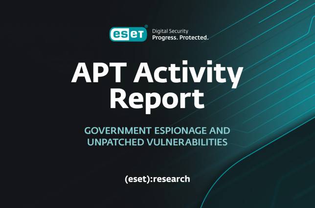 گزارش فعالیت‌های گروه APT توسط شرکت ESET از آوریل تا پایان سپتامبر 2023