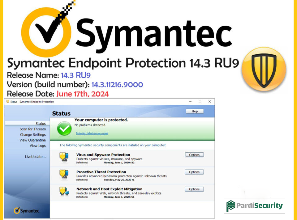 ویژگی‌های نسخه جدید Symantec Endpoint Protection (14.3 RU9)